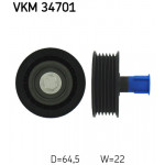 SKF Umlenk-/Führungsrolle, Keilrippenriemen